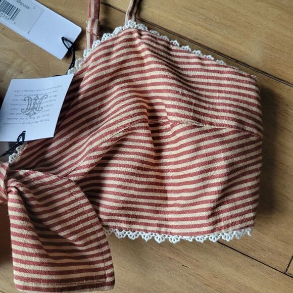 MIGUELINA Top bra crop bow size L - Picture 7 of 10